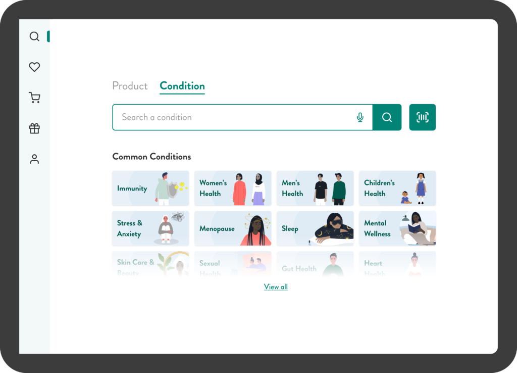 Cerebro - design choices mockup