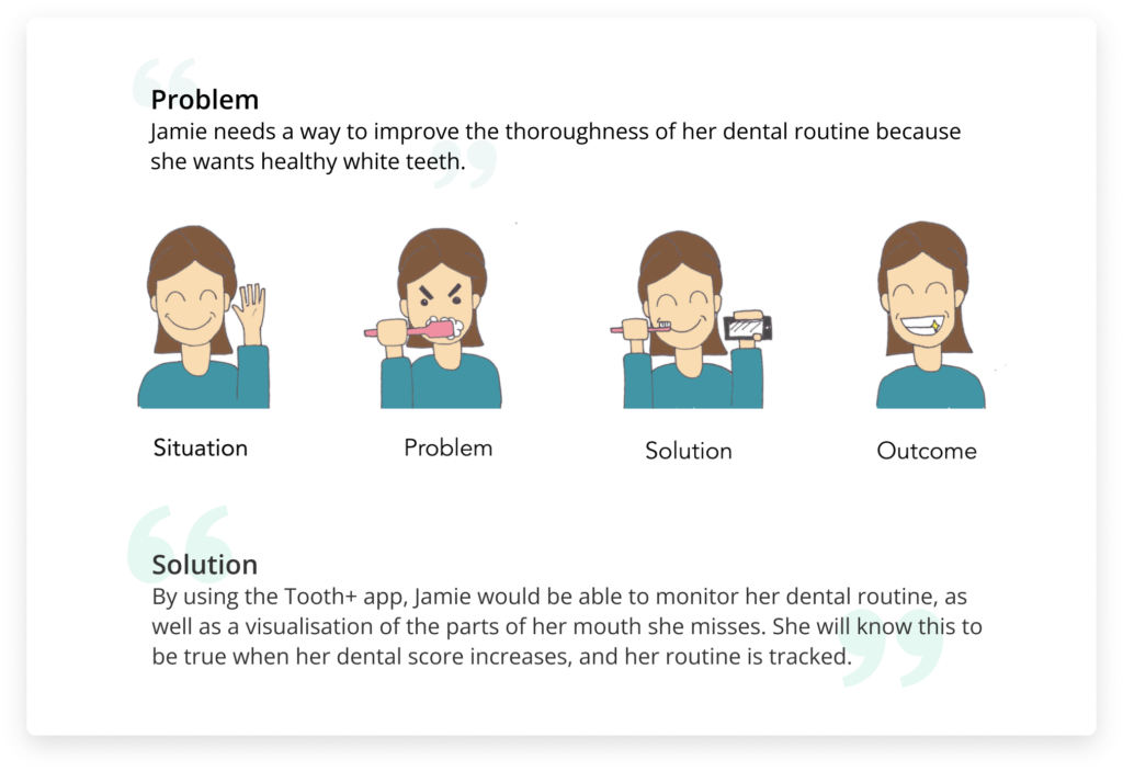 Tooth+ - story board
