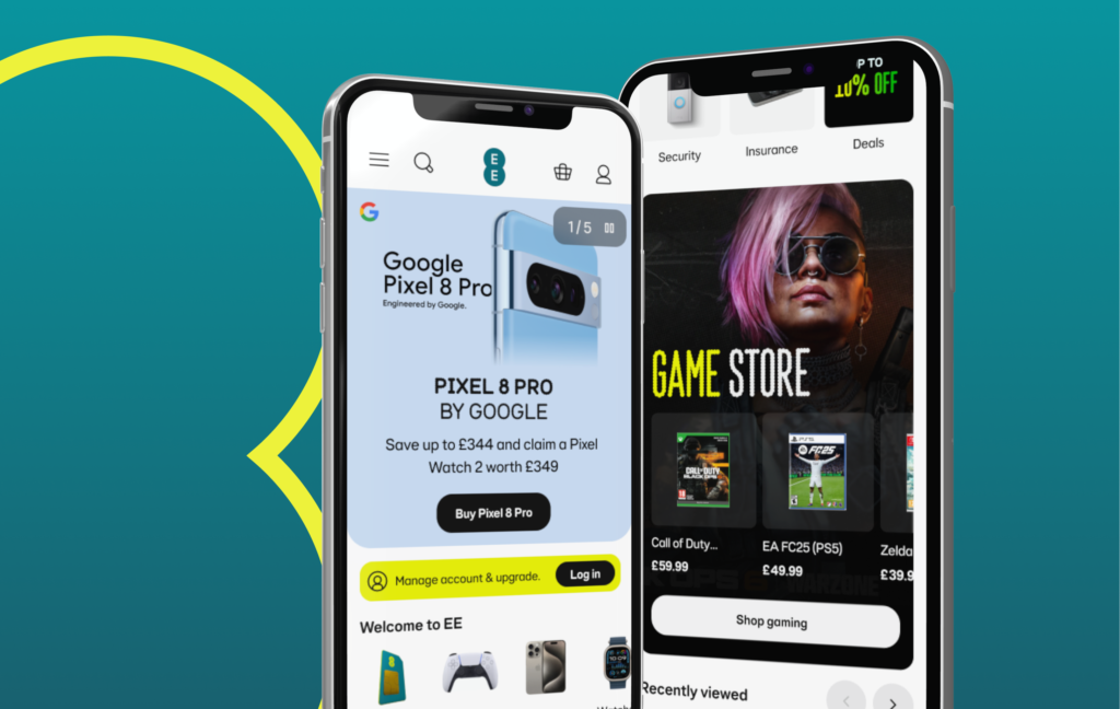 EE homepage redesign